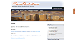 Desktop Screenshot of miamidentist.com